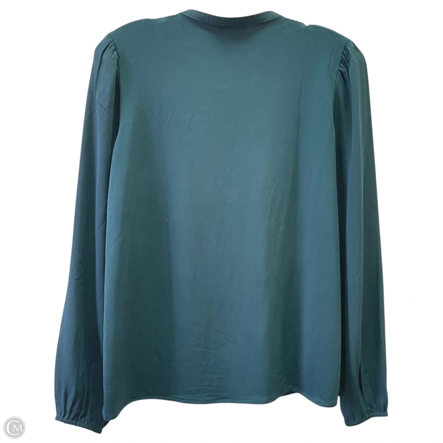 Top Long Sleeve By Ann Taylor In Teal, Size: Xs