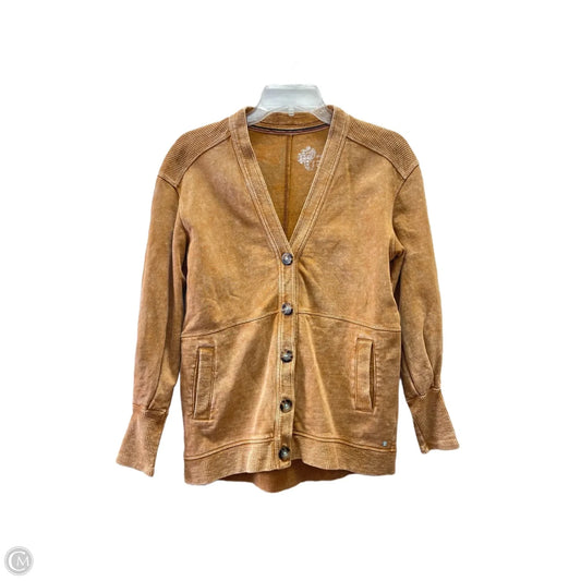 Cardigan By Pilcro In Yellow, Size: Xxs