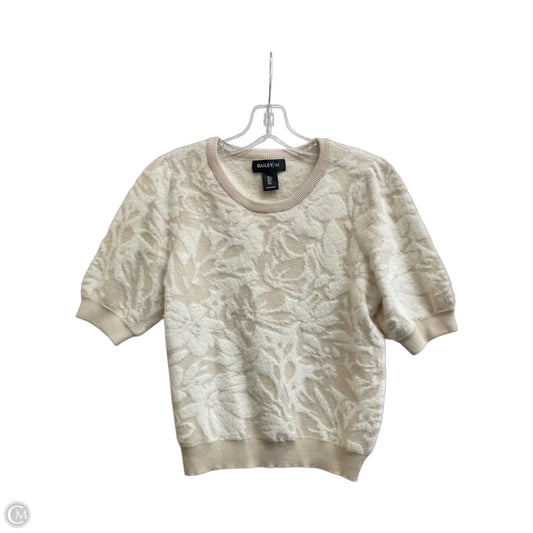 Sweater Short Sleeve By Bailey 44 In Beige, Size: S