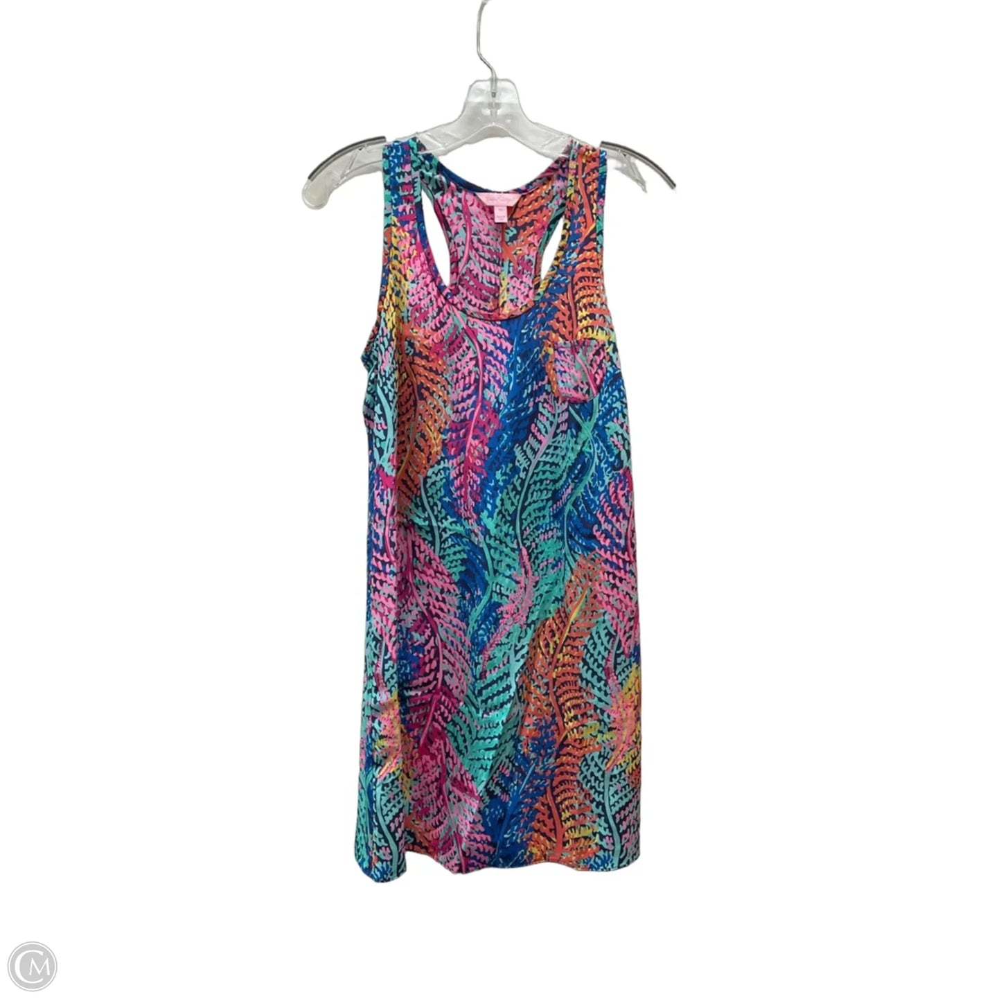 Dress Designer By Lilly Pulitzer In Blue & Pink, Size: Xs