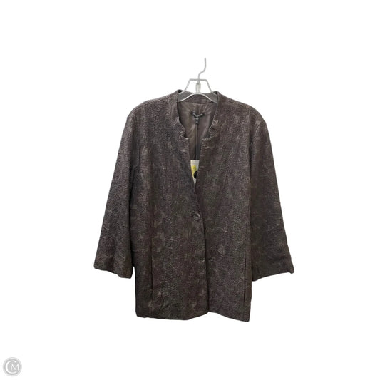 Blazer By Eileen Fisher In Brown, Size: Xl