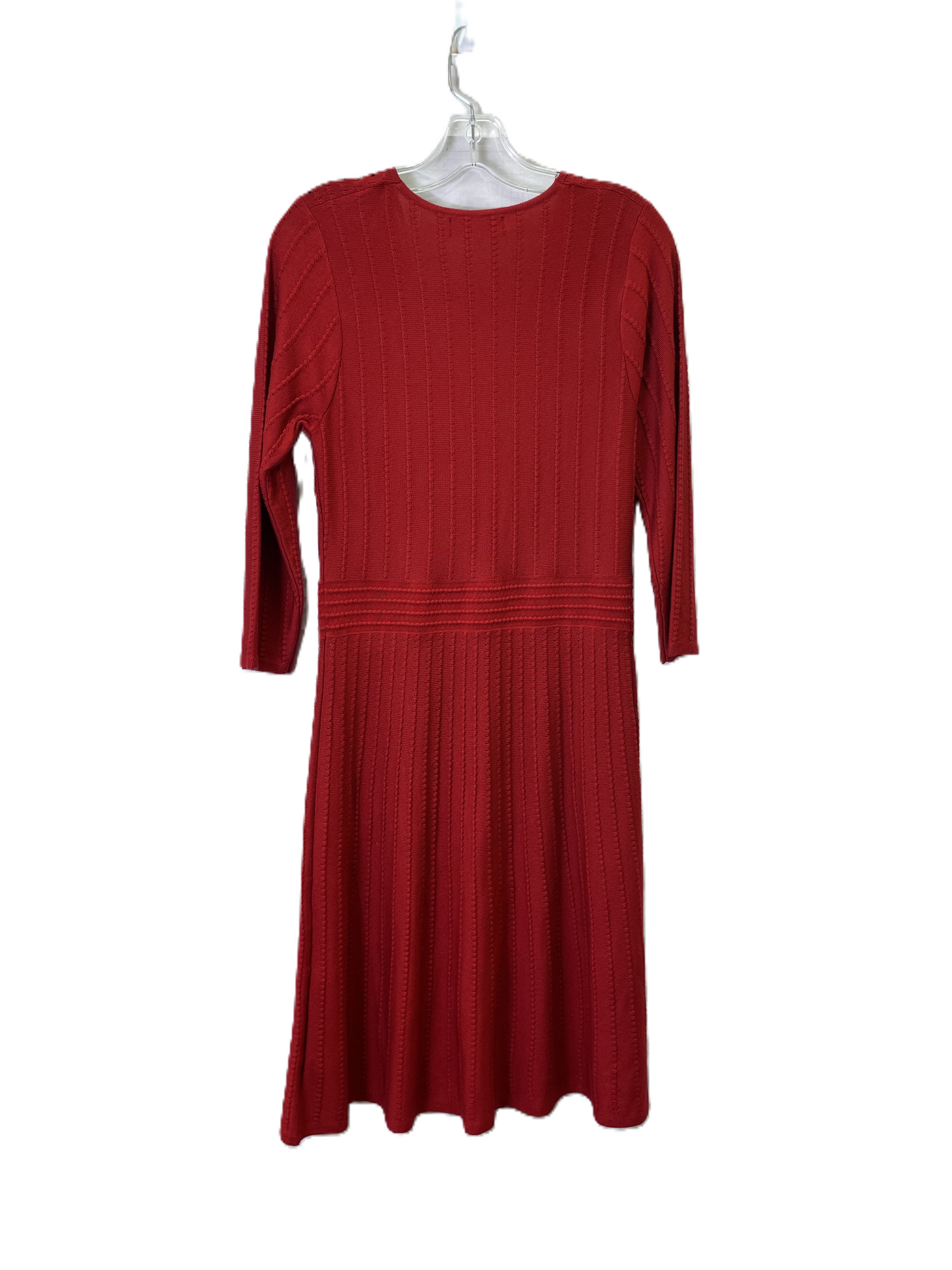 Dress Casual Midi By Nine West Apparel In Red, Size: S