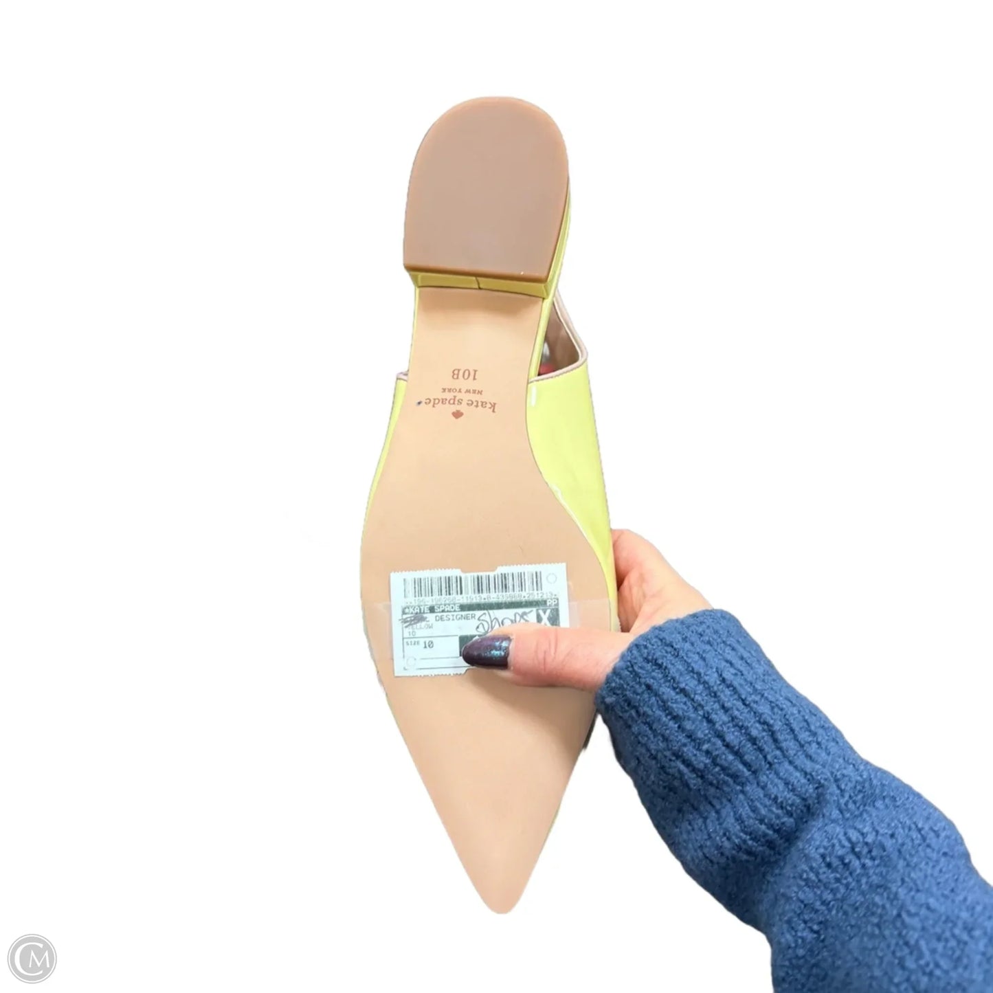 Shoes Designer By Kate Spade In Yellow, Size: 10