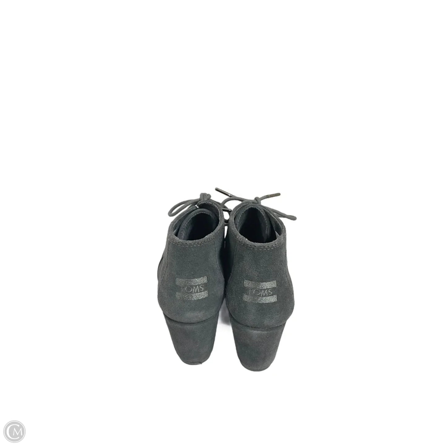 Boots Ankle Heels By Toms In Grey, Size: 8.5