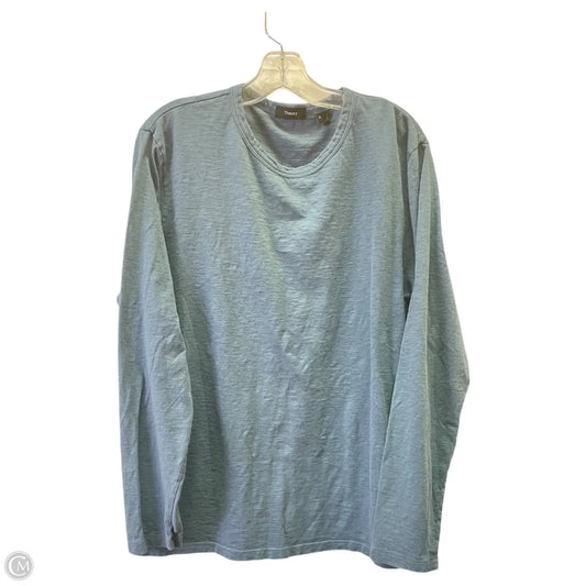 Top Long Sleeve Basic By Theory In Blue, Size: Xl