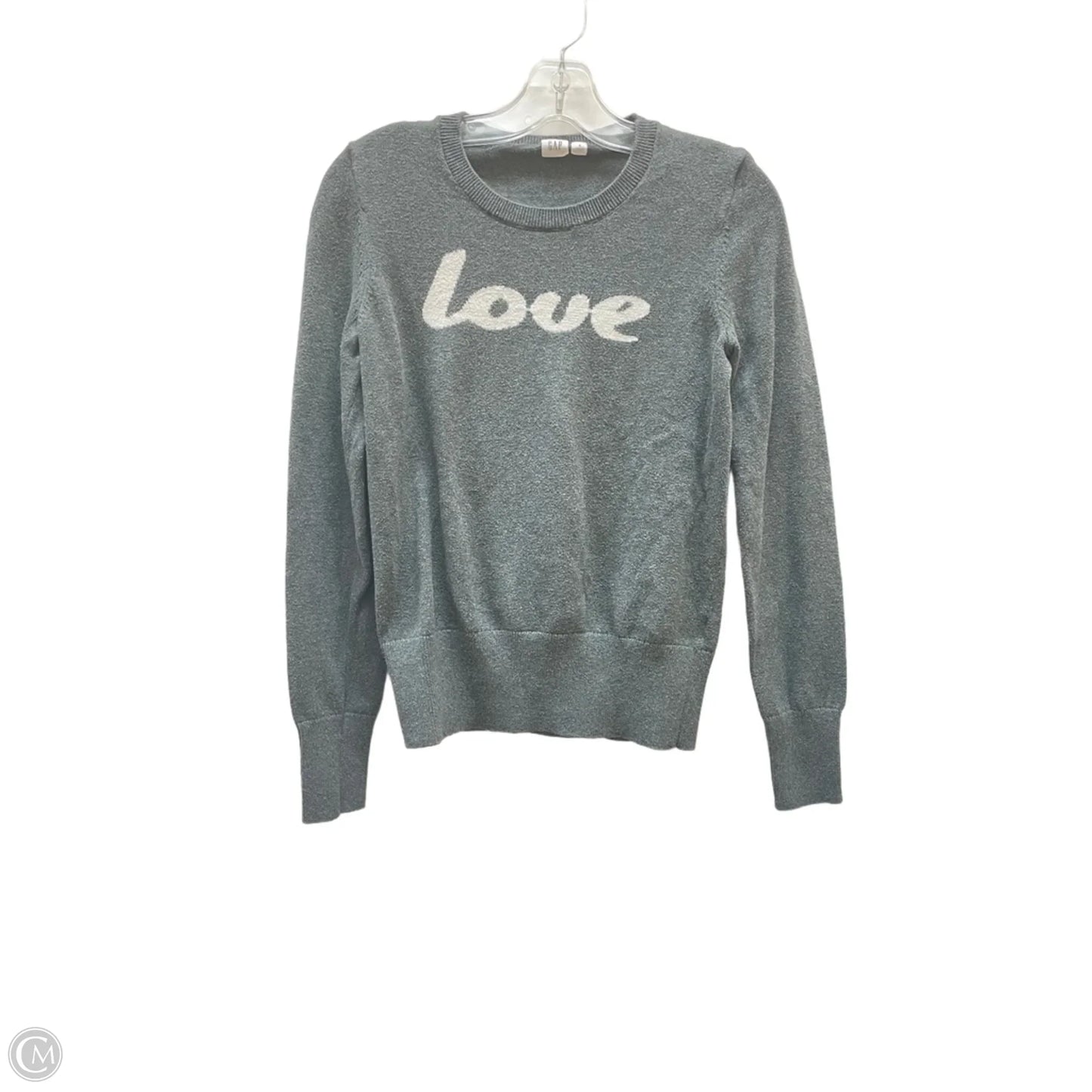 Sweater By Gap In Grey, Size: S