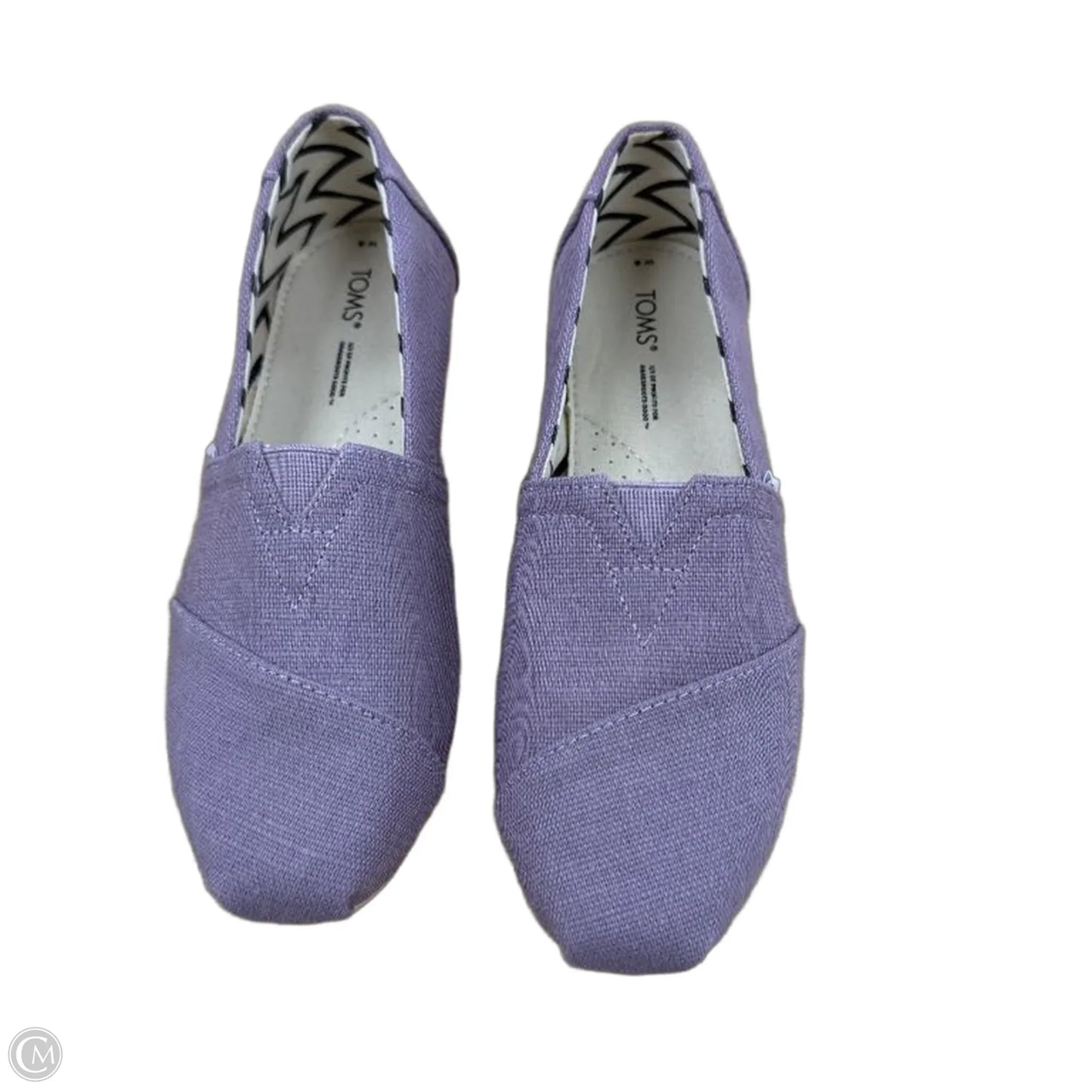 Shoes Flats By Toms In purple, Size: 8