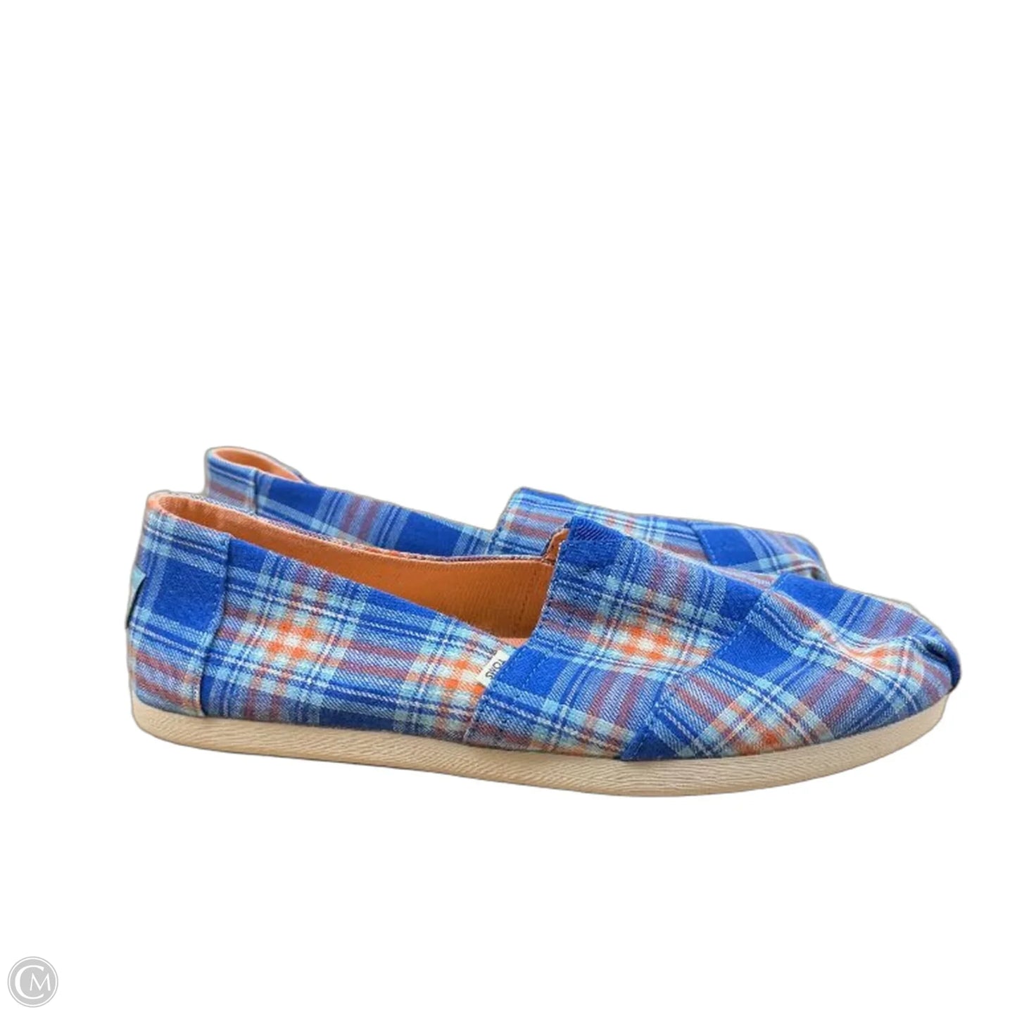 Shoes Flats By Toms In Blue, Size: 8