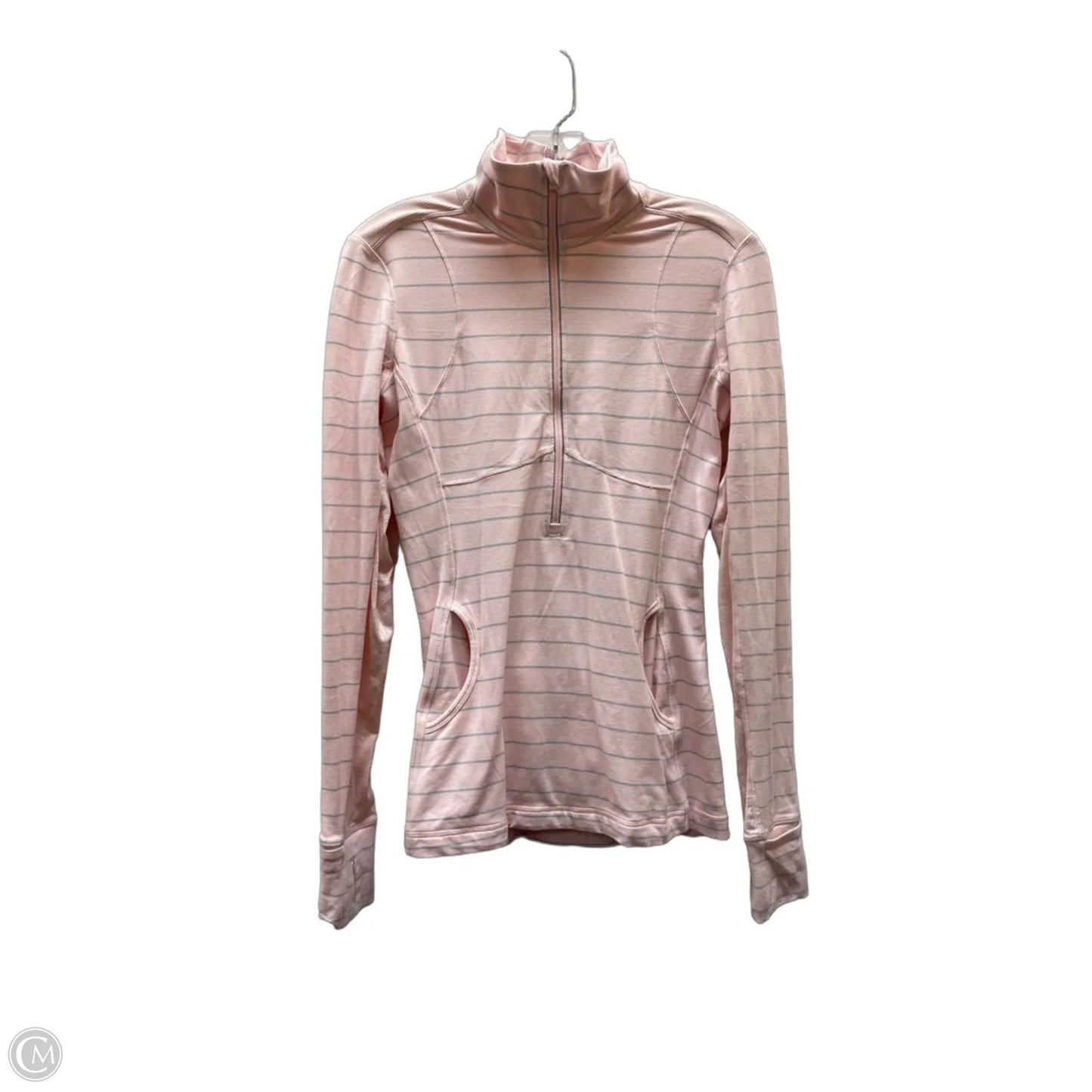 Athletic Sweatshirt Collar By Lululemon In Pink, Size: 6