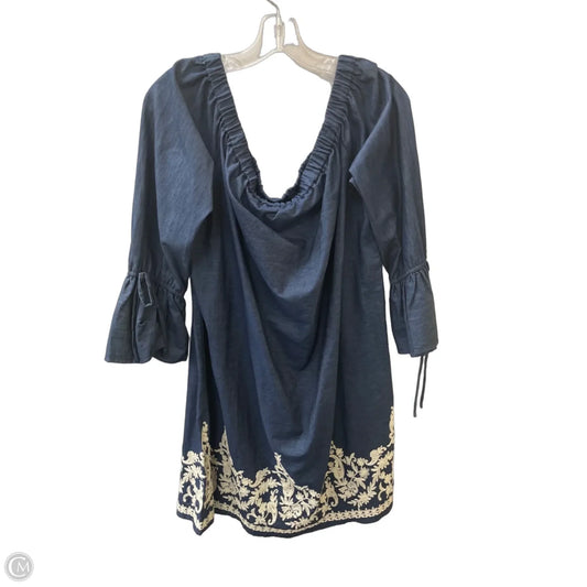 Dress Casual Midi By Westport In Blue, Size: 16