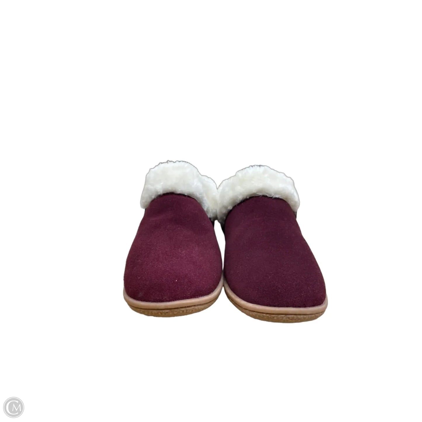 Slippers By Minnetonka In Maroon, Size: 8