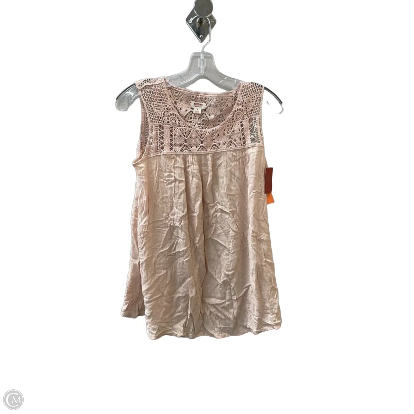 Top Sleeveless By Mossimo In Pink, Size: M