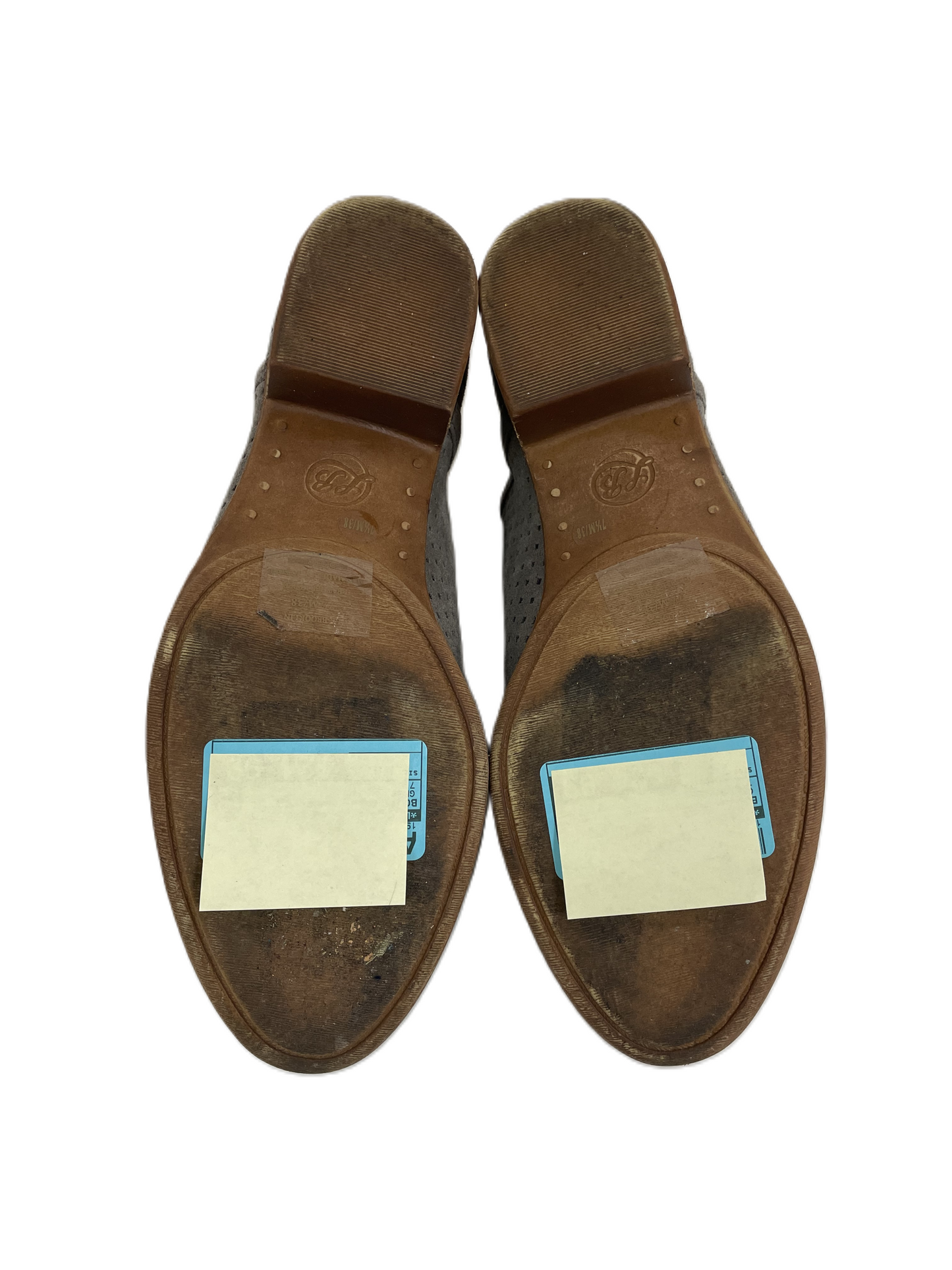 Boots Ankle Heels By Lucky Brand In Grey, Size: 7.5