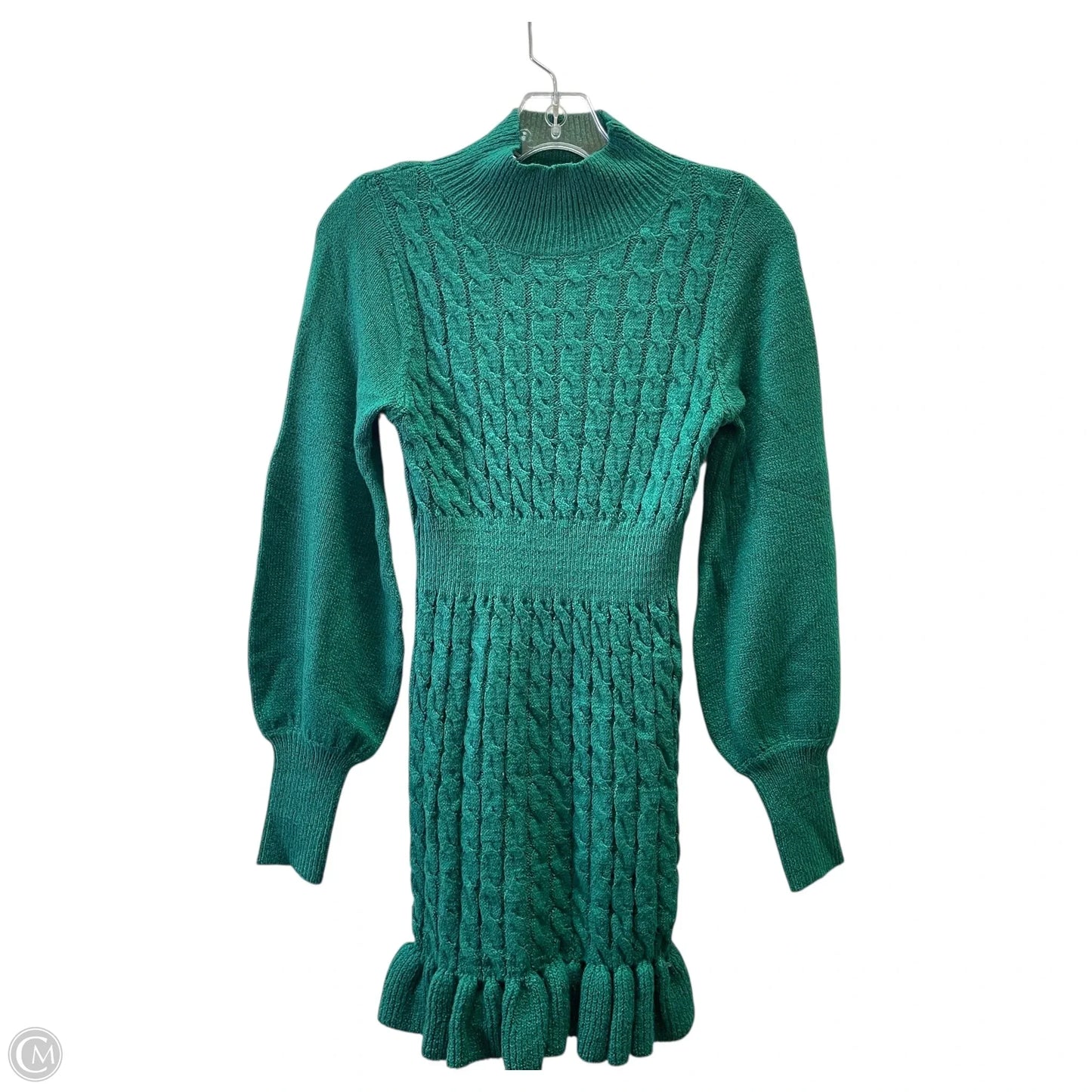 Dress Casual Midi By Cme In Green, Size: S