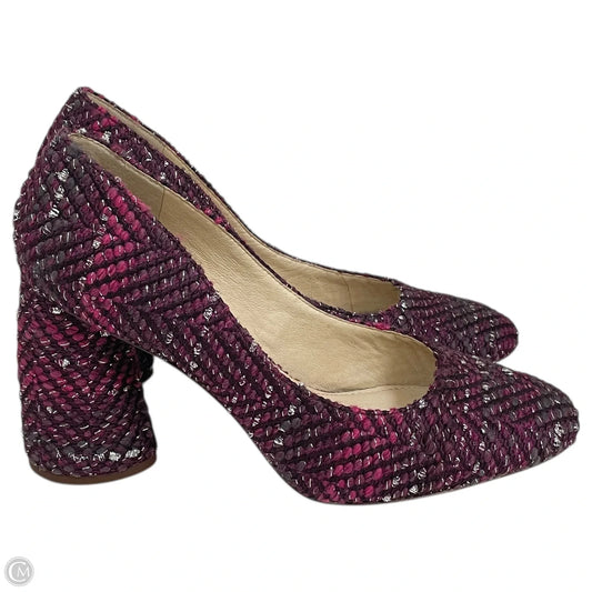 Shoes Heels Block By Louise Et Cie In Purple, Size: 11