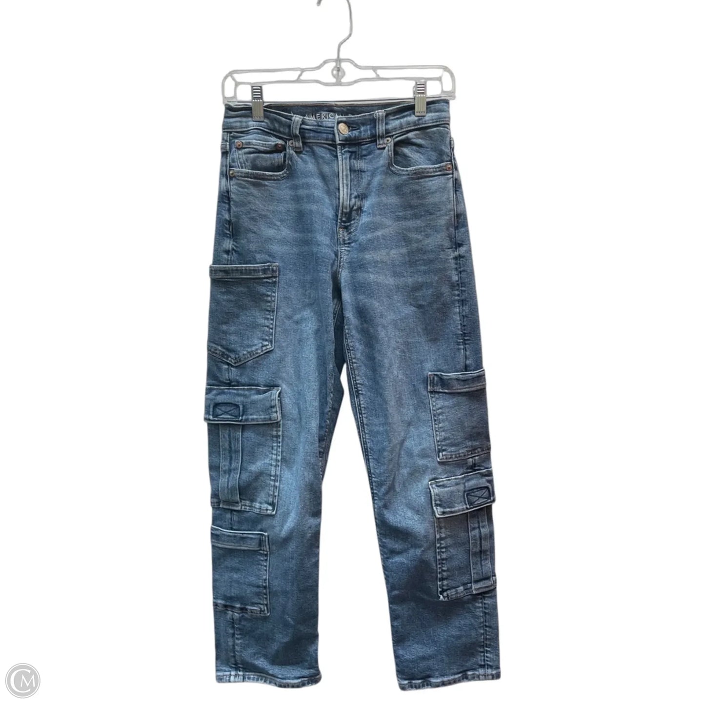 Jeans Boyfriend By American Eagle In Blue, Size: 2