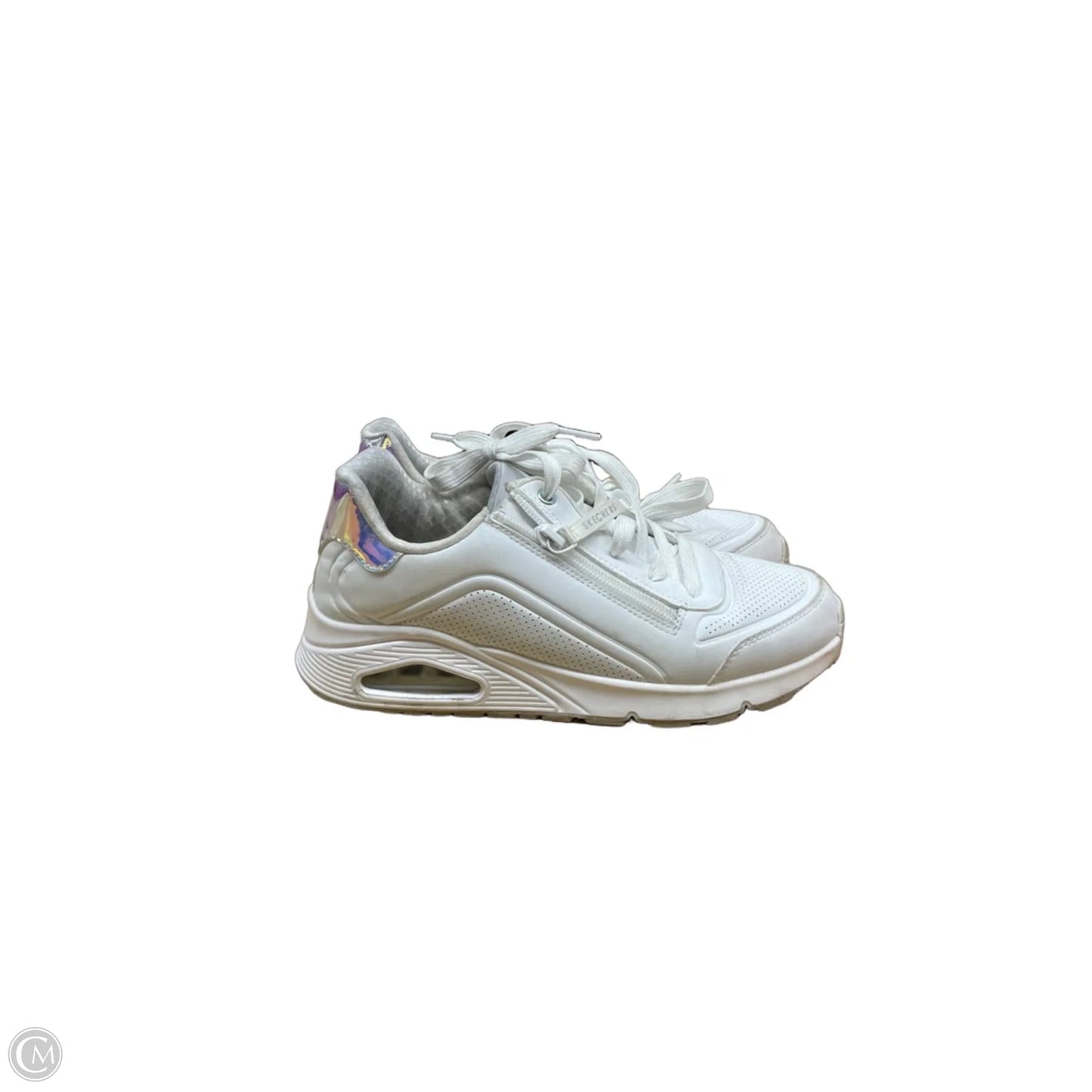 Shoes Athletic By Skechers In White, Size: 8