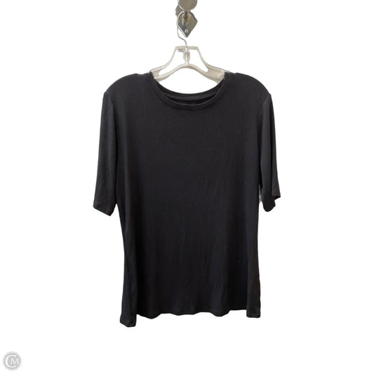 Top Short Sleeve Basic By Nine West In Black, Size: Xl