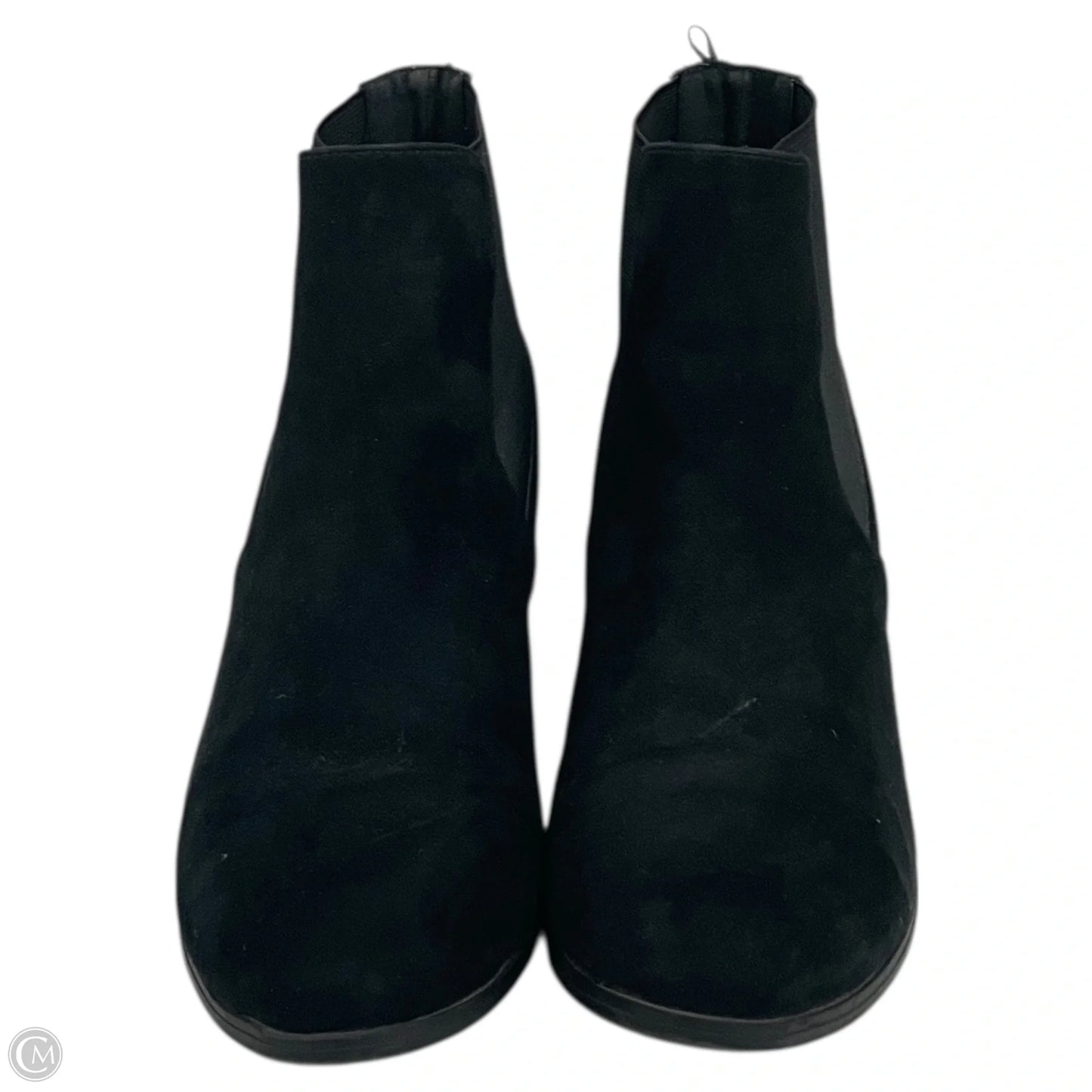 Boots Ankle Heels By Divided In Black, Size: 8.5