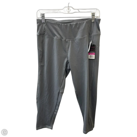Athletic Leggings Capris By Cme In Grey, Size: 8