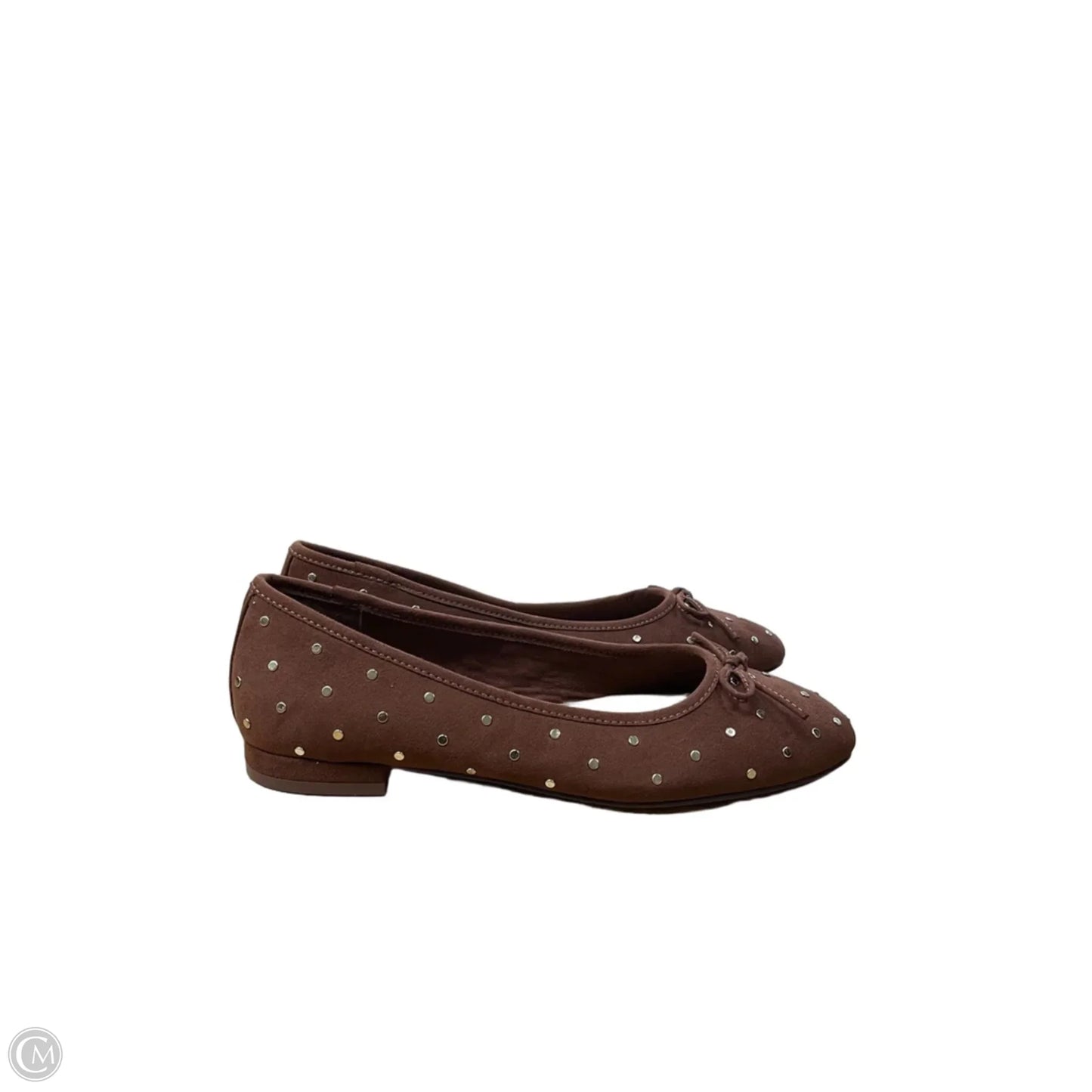 Shoes Flats By J. Crew In Brown & Gold, Size: 7.5