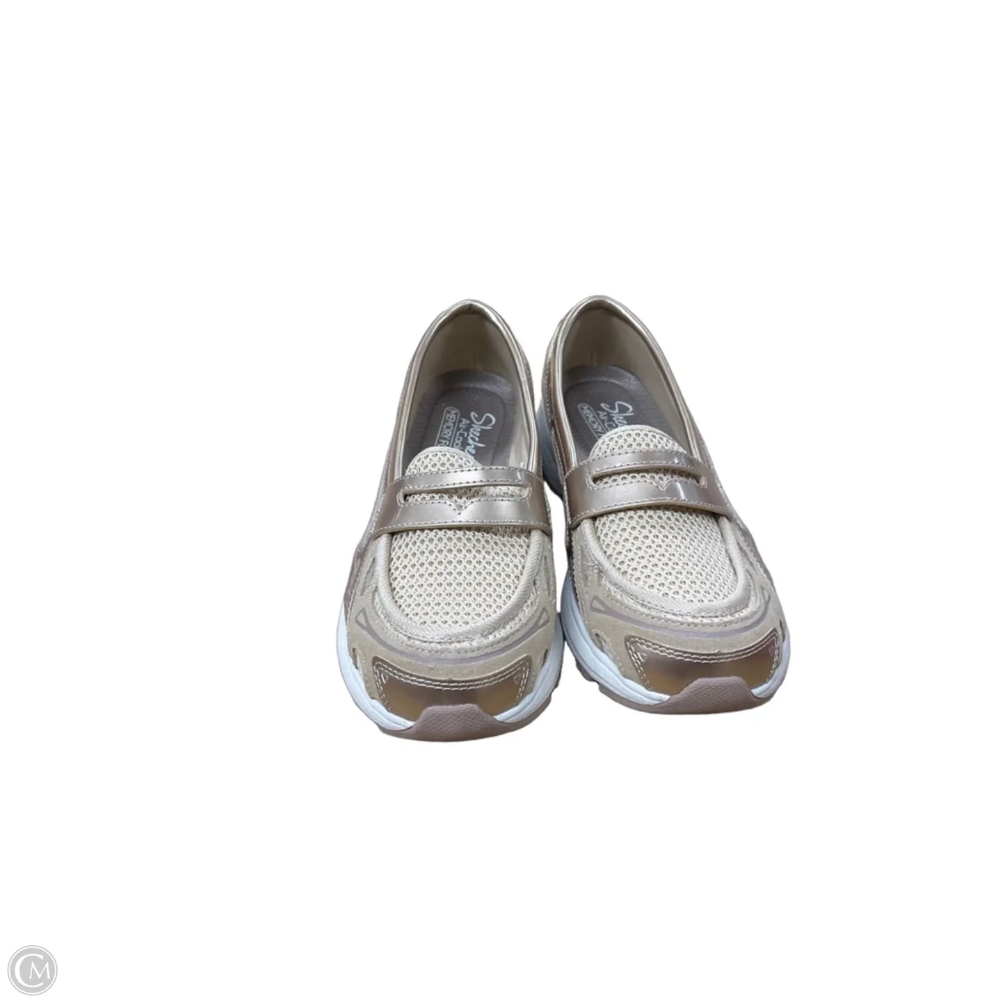 Shoes Heels Platform By Skechers In Gold, Size: 8
