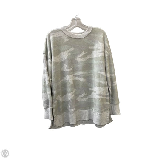 Sweatshirt Crewneck By Aerie In Camouflage Print, Size: M