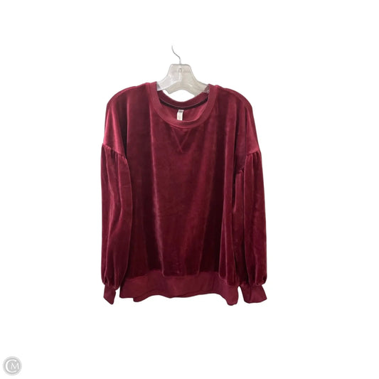 Sweatshirt Collar By Gilligan And Omalley In Red, Size: Xl