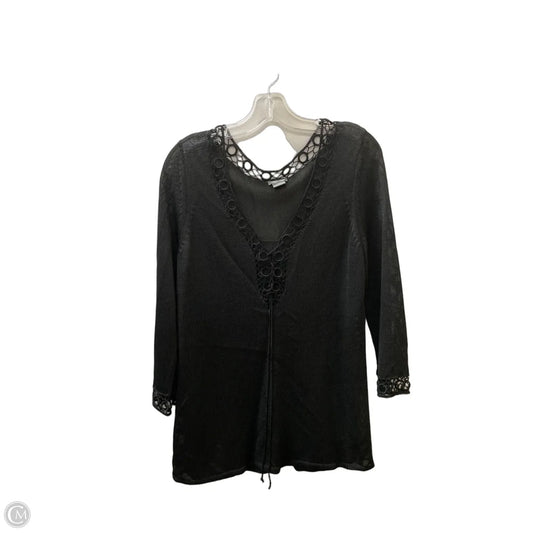 Sweater By Ann Taylor In Black, Size: M