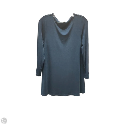 Top Long Sleeve By Chicos In Blue, Size: M