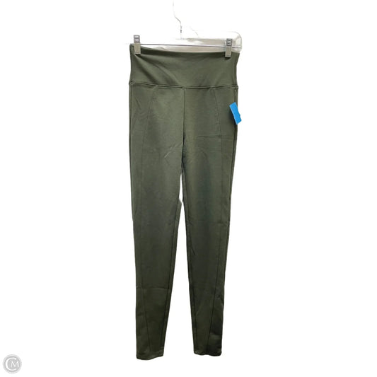 Athletic Leggings By Assets By Spanx In Green, Size: S
