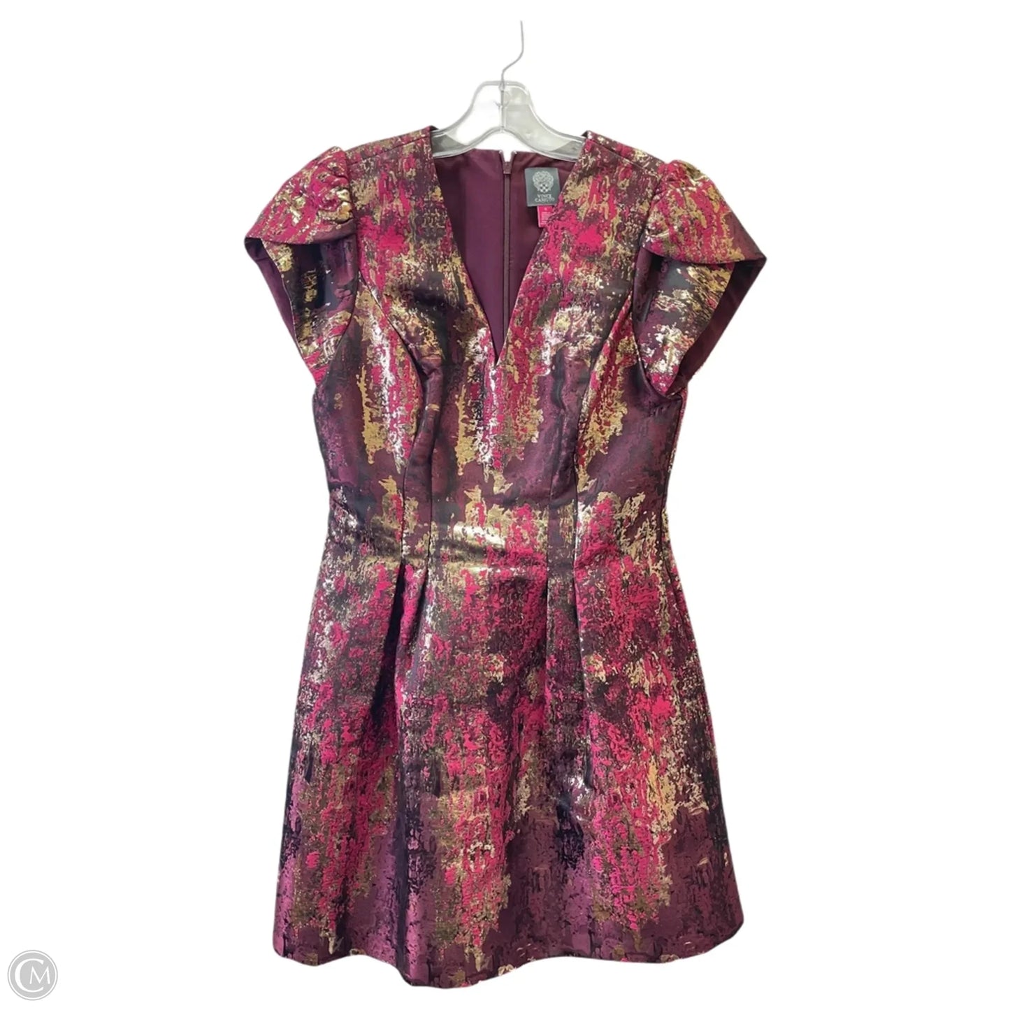 Dress Party Short By Vince Camuto In Pink & Purple, Size: 10