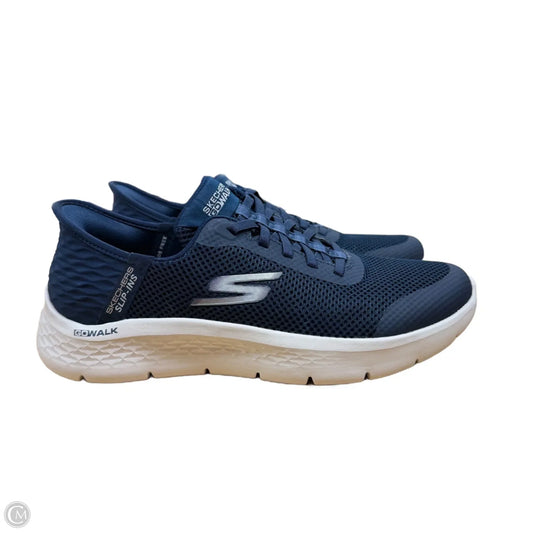 Shoes Sneakers By Skechers In Blue & White, Size: 8.5