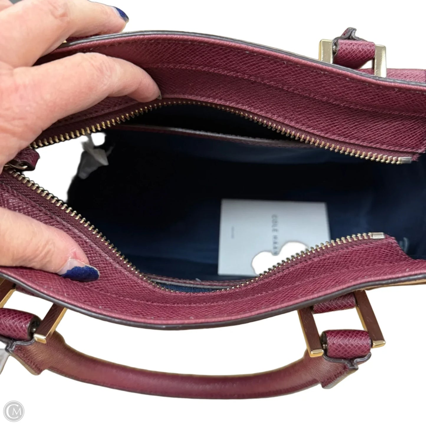 Crossbody Leather By Cole-haan, Size: Large