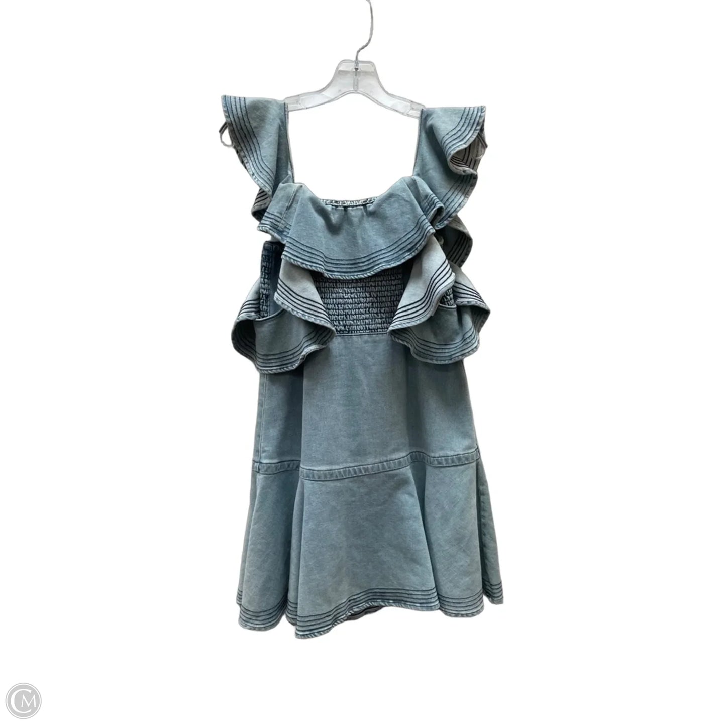 Dress Casual Short By Tanya Taylor In Blue Denim, Size: Xs