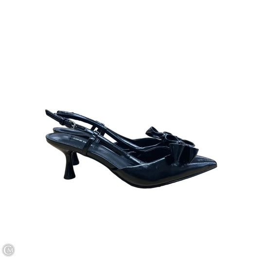 Shoes Heels Kitten By Nine West In Black, Size: 9.5
