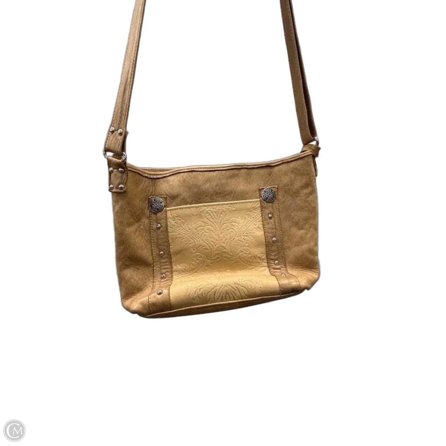Crossbody Leather By Cme, Size: Large