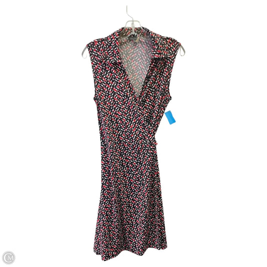 Dress Casual Short By Vince Camuto In Black & Red, Size: M