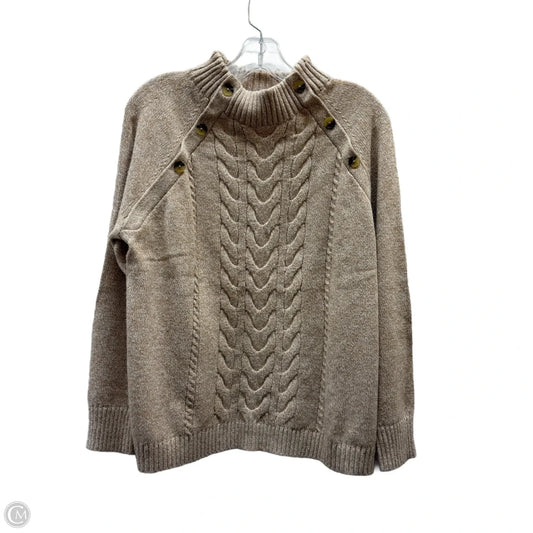 Sweater By Talbots In Beige, Size: L