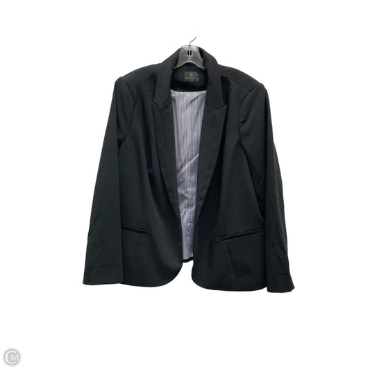 Blazer By Worthington In Black, Size: 2x