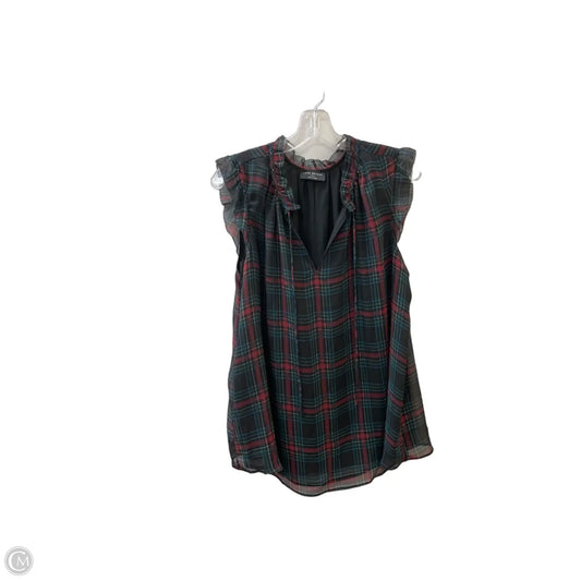 Top Sleeveless By Lane Bryant In Black & Red, Size: 14