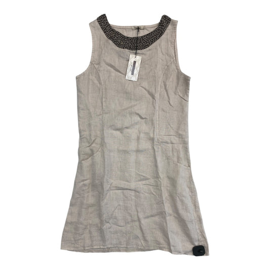 Dress Casual Midi By lungo larno In Cream, Size:L