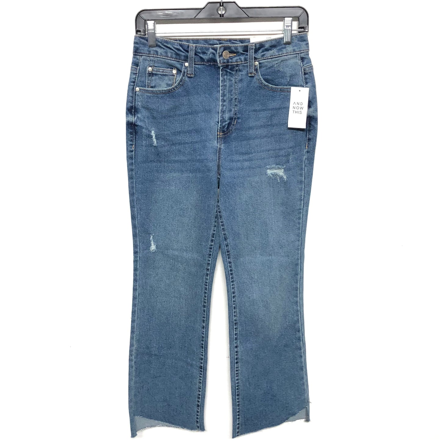 Jeans Cropped By Cmc In Blue Denim, Size:6