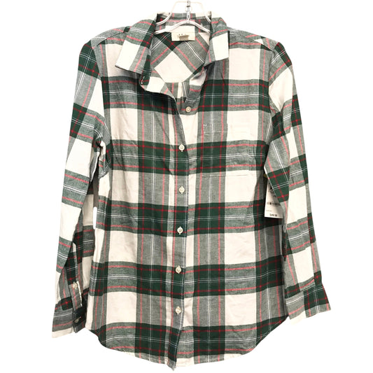 Top Ls By Style And Company In Plaid Pattern, Size:Mp