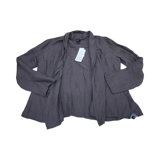 Cardigan Designer By Eileen Fisher In Brown, Size:S