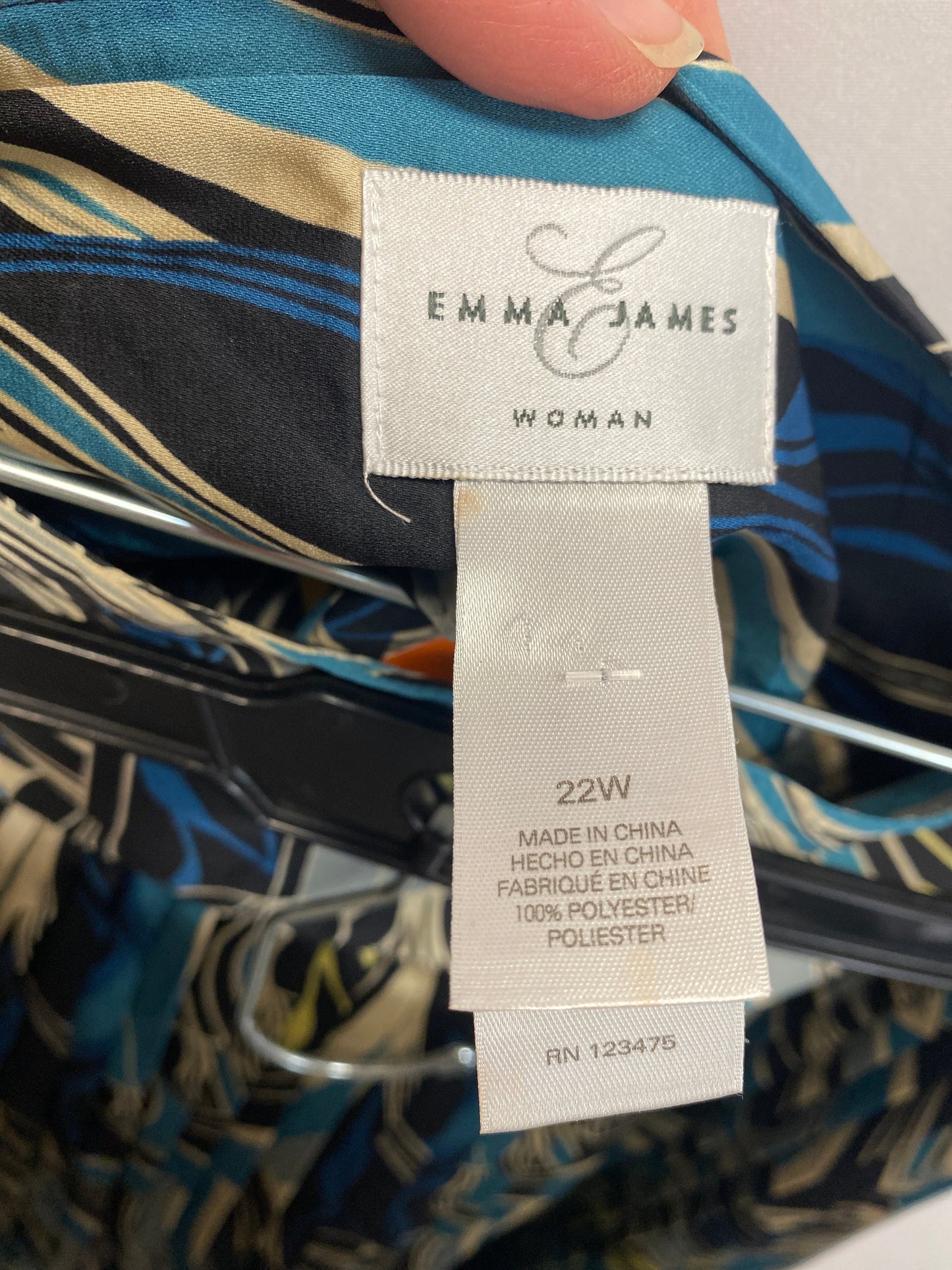 Skirt Maxi By Emma James In Blue, Size: 22