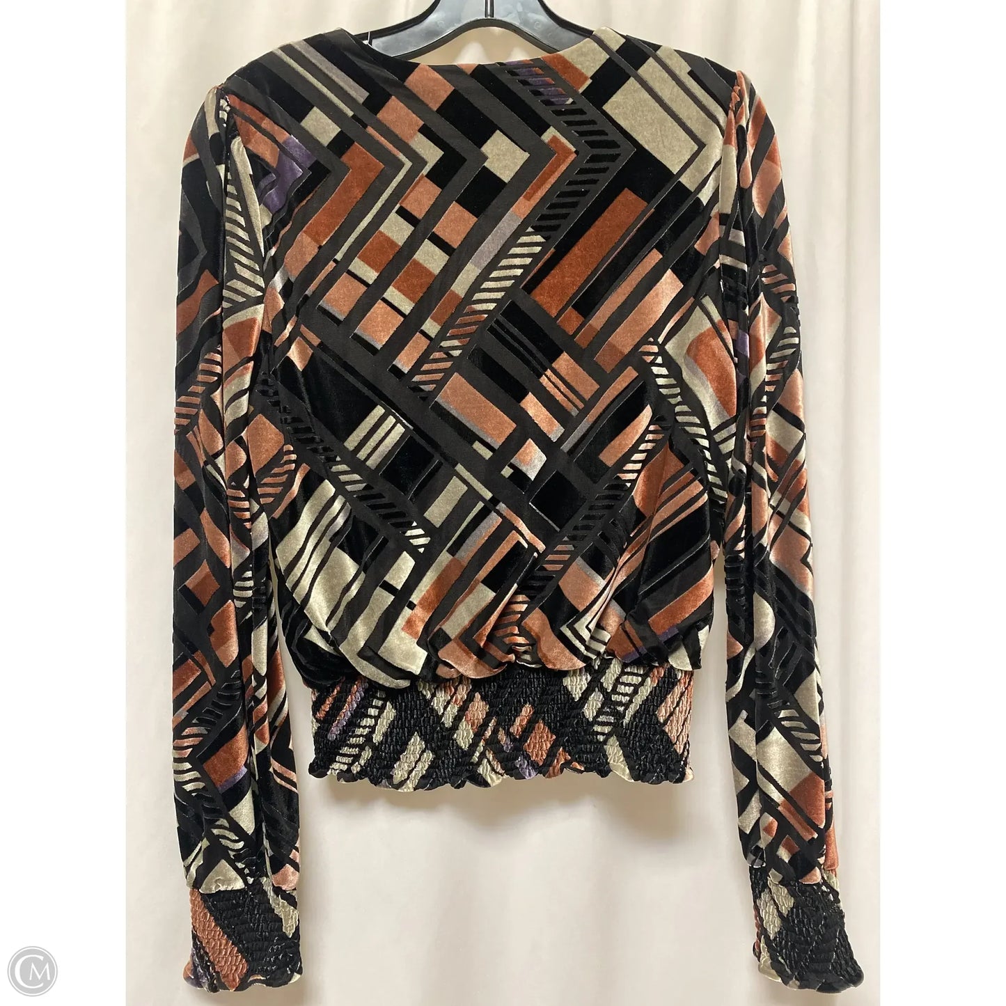 Top Long Sleeve By White House Black Market In Black, Size: S