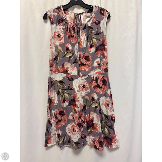 Dress Casual Midi By Bebop In Purple, Size: L