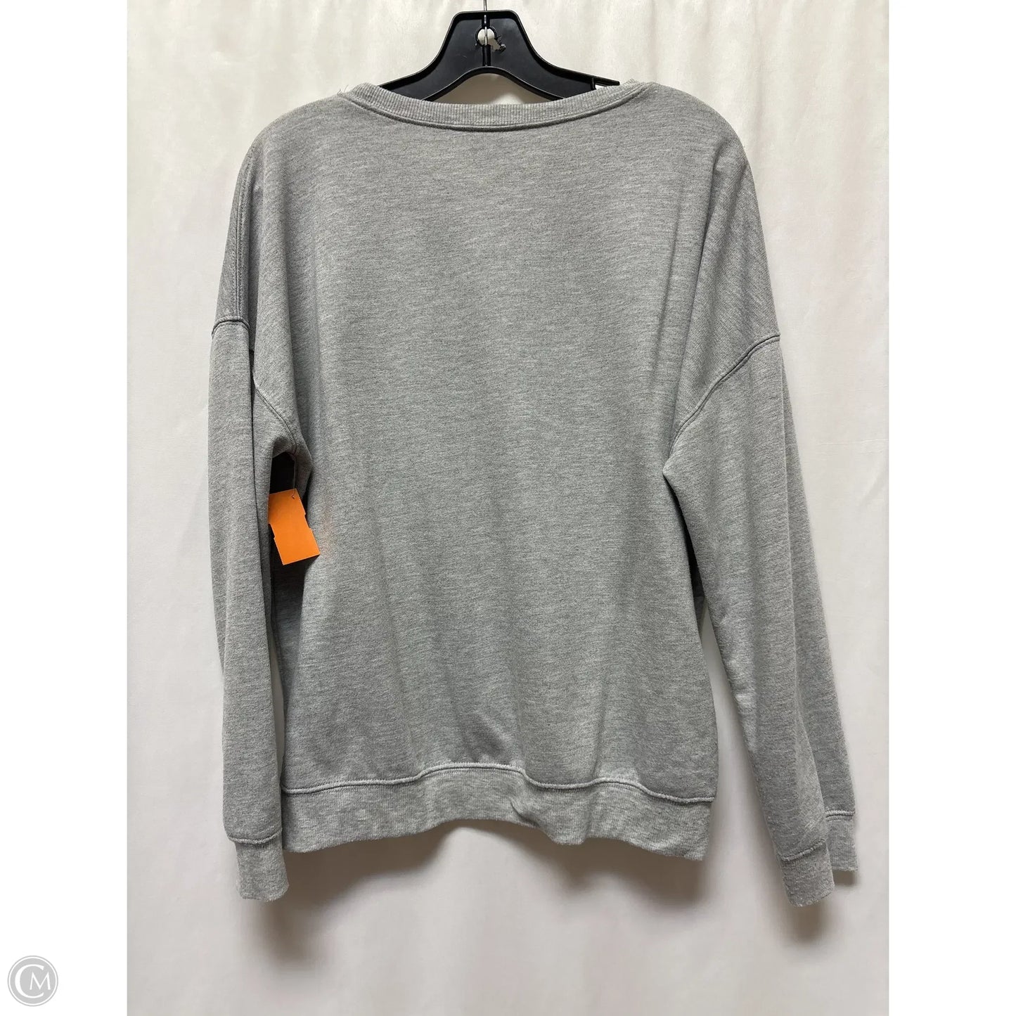 Sweatshirt Crewneck By Nine West In Grey, Size: L