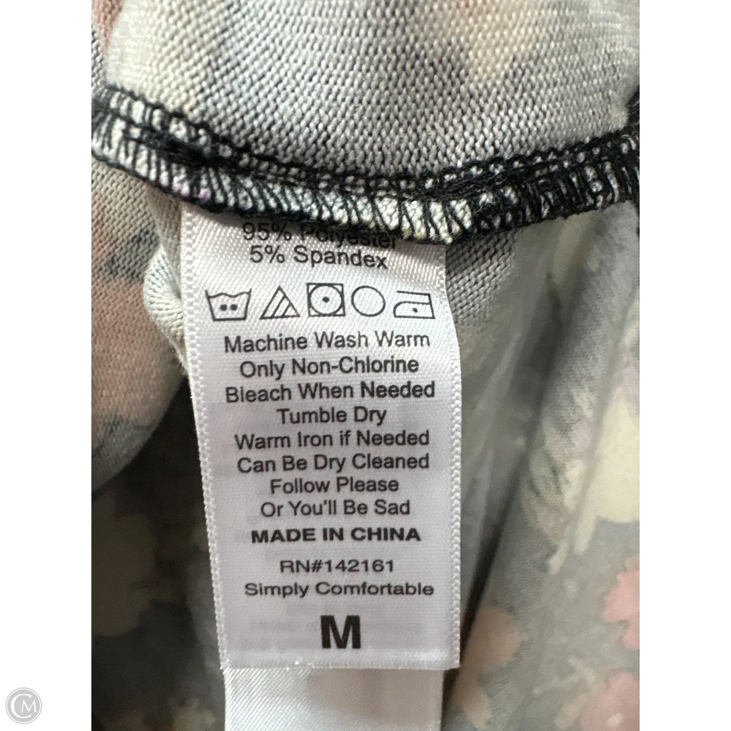 Top Long Sleeve By Lularoe In Black, Size: M